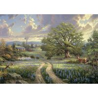 Puzzle Schmidt - Thomas Kinkade: Vita di campagna, 1000 pezzi
