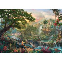 Puzzle Schmidt - Thomas Kinkade: Il libro della giungla, 1000 pezzi