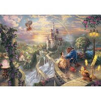 Puzzel Schmidt - Thomas Kinkade: Belle en het Beest, 1000 stukjes