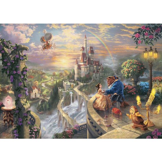 Puzzel Schmidt - Thomas Kinkade: Belle en het Beest, 1000 stukjes