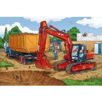 Puzzle Schmidt - Costruiamo, 3x24 pezzi, include 1 poster