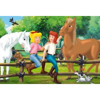 Puzzle Schmidt - Bibi & Tina, 2x100 + 2x150 pezzi, scatola di metallo