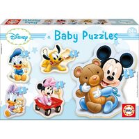 Puzzle Educa - Babypuzzles - Disney: Mickey, 3/4/4 Teile