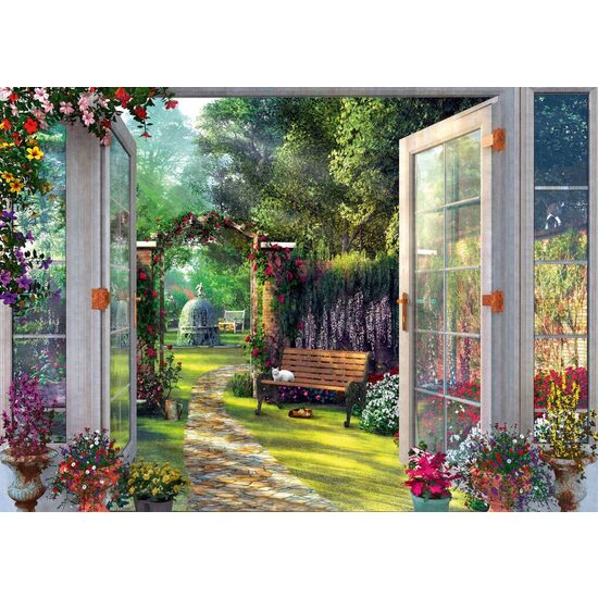 Puzzle Schmidt - Blick auf den verzauberten Garten, 1000 Teile