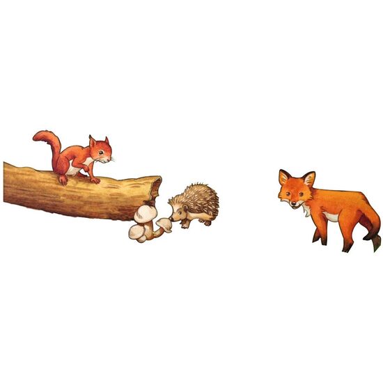 Puzzle Ravensburger - Tiere im Wald, 15 Teile