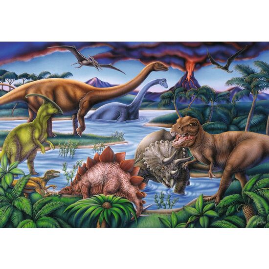 Puzzle Ravensburger - Dinozauri, 35 piese