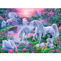 Ravensburger Puzzle - Einhörner bei Sonnenuntergang, 150 Teile