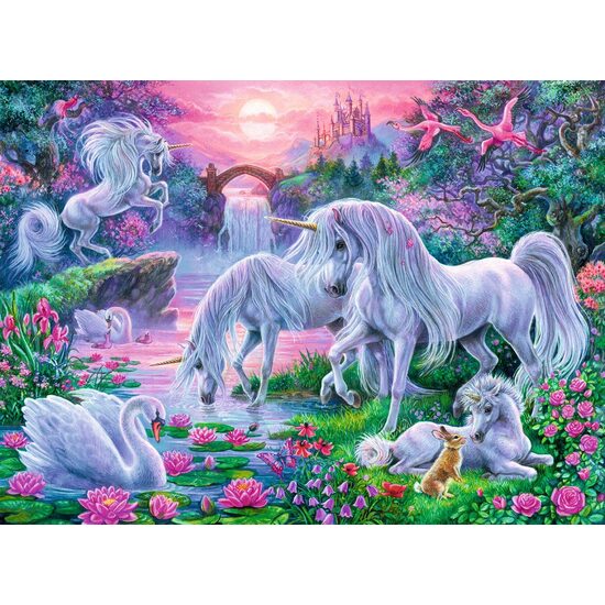 Puzzle Ravensburger - Unicorni La Apus, 150 piese