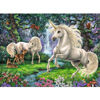 Puzzle Ravensburger - Mystische Einhörner, 200 Teile