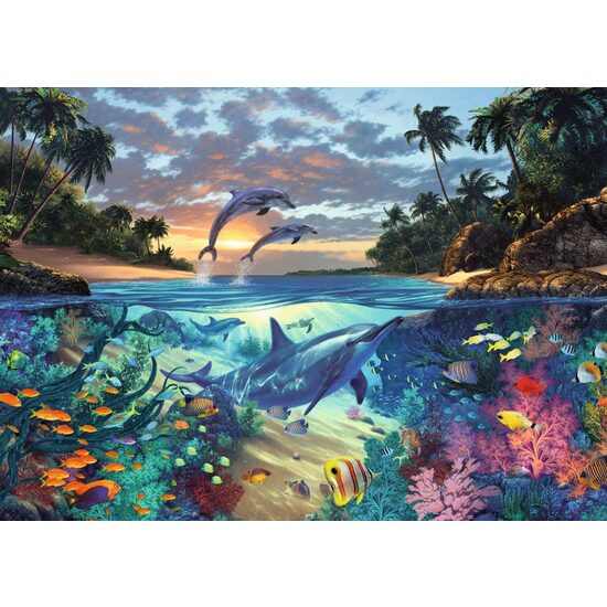 Puzzle Ravensburger - Golful Coralilor, 1000 piese