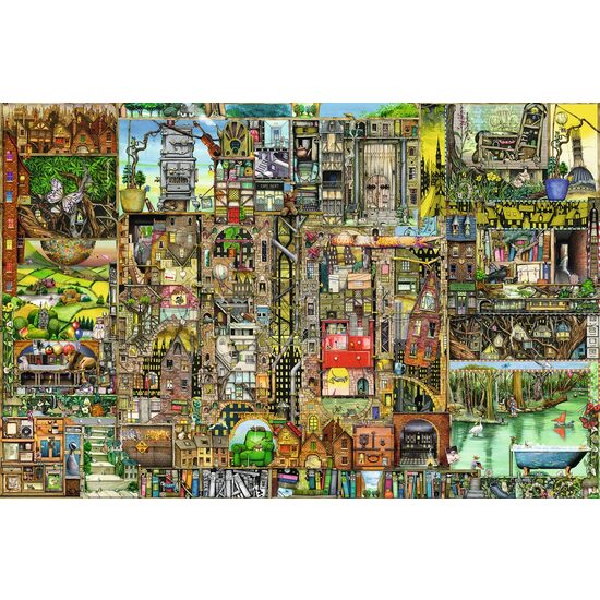 Puzzle Ravensburger - Bizarre City, 5000 Teile