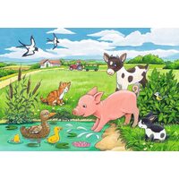 Ravensburger Puzzle - Bauernhoftiere, 2x12 Teile