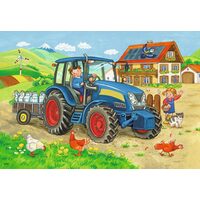 Puzzle Ravensburger - Baustelle, 2x12 Teile