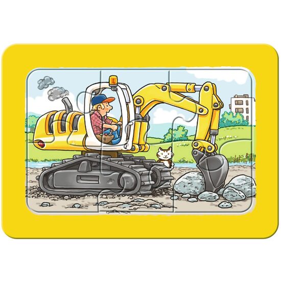 Puzzle Ravensburger - Maschinen, 3x6 Teile