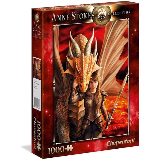 Puzzle Clementoni - Anne Stokes: La Forza Interiore, 1000 pezzi