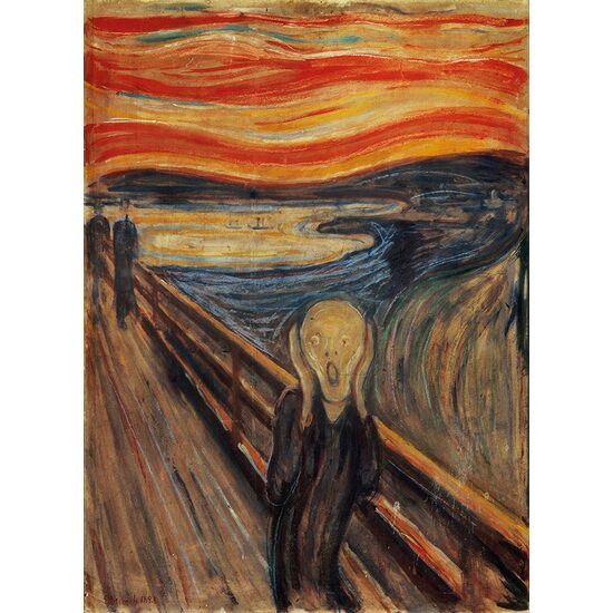Puzzle Clementoni - Edvard Munch: L'Urlo, 1000 pezzi