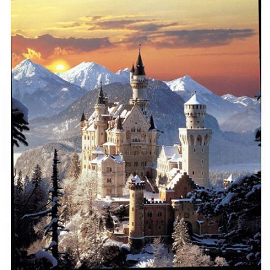 Puzzle Clementoni - Schloss Neuschwanstein, Deutschland, 1500 Teile