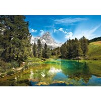 Puzzle Clementoni - Il Lago Azzurro, 1500 pezzi