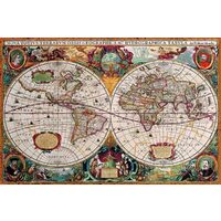 Puzzle Eurographics - Carte du monde antique, 2000 pièces