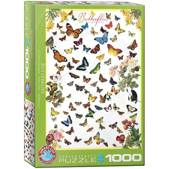 Puzzle Eurographics - Papillons, 1000 pièces
