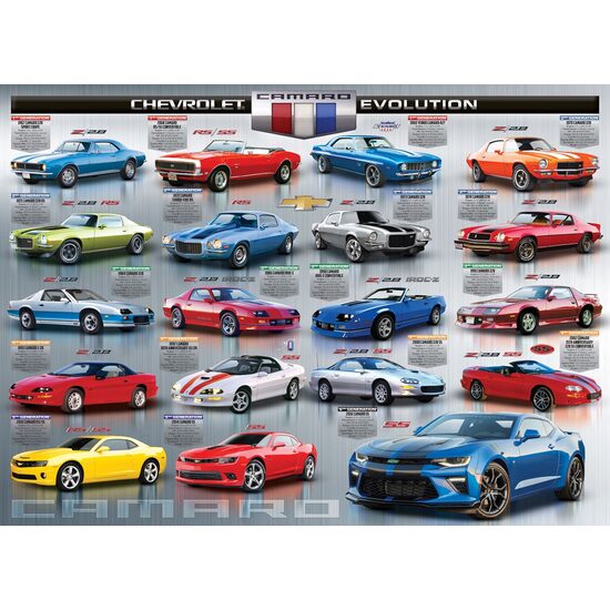 Puzzle Eurographics - Chevrolet La Camaro Evolution, 1000 pièces