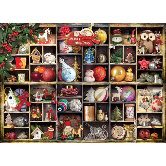 Puzzle Eurographics - Weihnachtsornamente, 1000 Teile