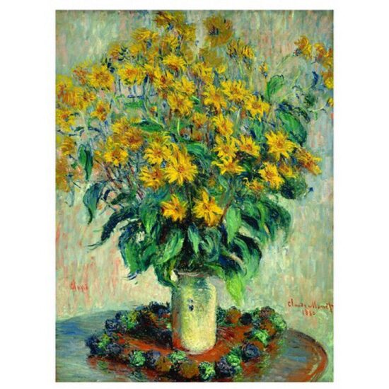 Puzzle Eurographics - Claude Monet: Gartenkurbis Blumen, 1000 pezzi