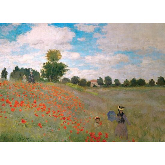 Puzzle Eurographics - Claude Monet: Mohnblumen, 1000 Teile