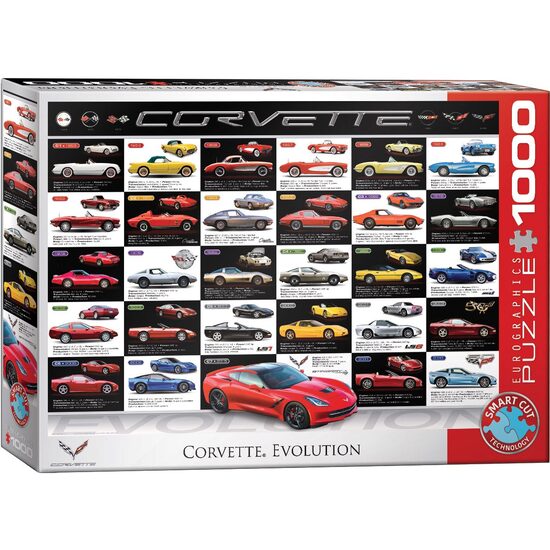 Puzzle Eurographics - Corvette Evolution, 1000 Teile