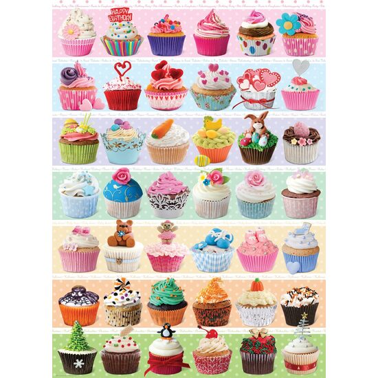 Puzzle Eurographics - Cupcake Celebration, 1000 pièces