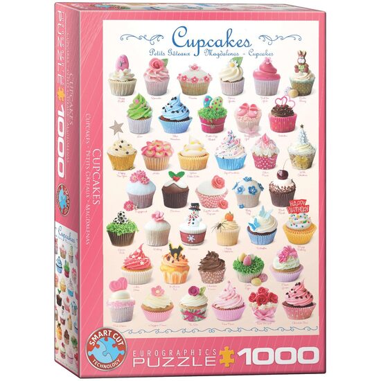 Puzzle Eurographics - Cupcakes, 1000 Teile