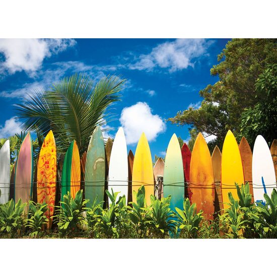 Puzzle Eurographics - Surfeur en fourrure Das Paradies - Hawaï, 1000 pièces
