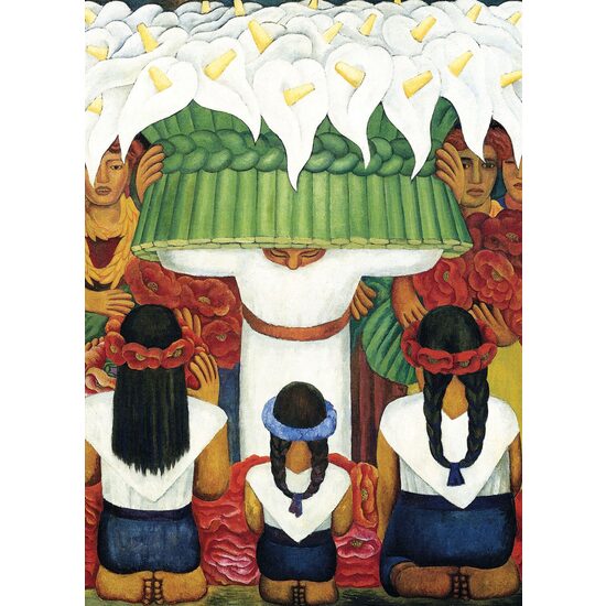 Puzzle Eurographics - Diego Rivera: Blumenfest, 1000 Teile
