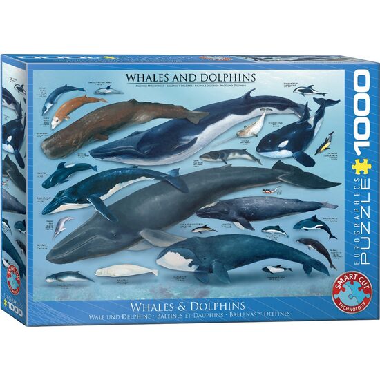 Puzzle Eurographics - Delfine und Wale, 1000 Teile