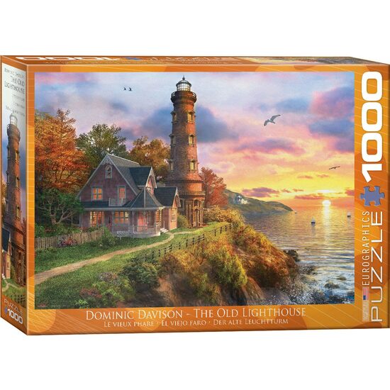 Puzzle Eurographics - Dominic Davison : Le vieux phare, 1000 pièces