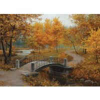 Puzzle Eurographics - Eugeny Lushpin : Automne dans un vieux parc, 1000 pièces