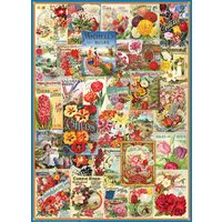 Puzzle Eurographics - Catalogue de graines de fleurs, 1000 pièces