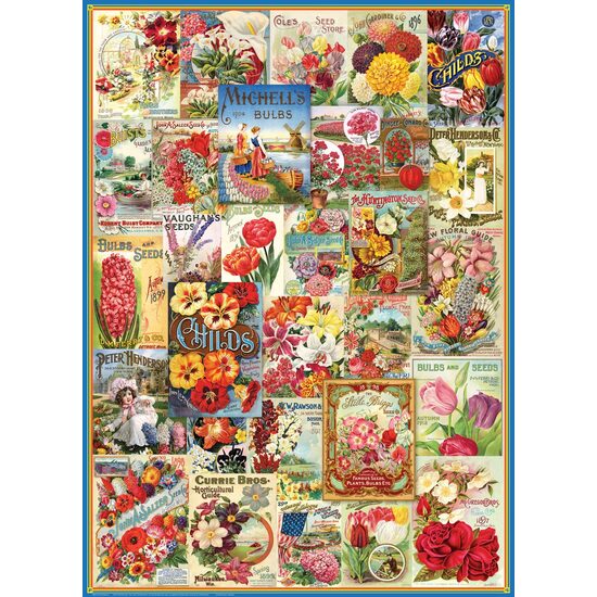 Puzzle Eurographics - Blumensamenkatalog, 1000 Teile