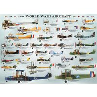 Puzzle Eurographics - Flugzeuge des 1. Weltkriegs, 1000 Teile