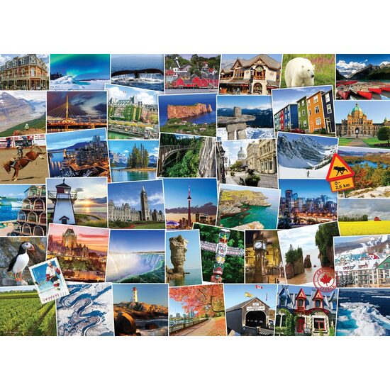 Puzzle Eurographics - Globetrotter - Canada, 1000 pièces
