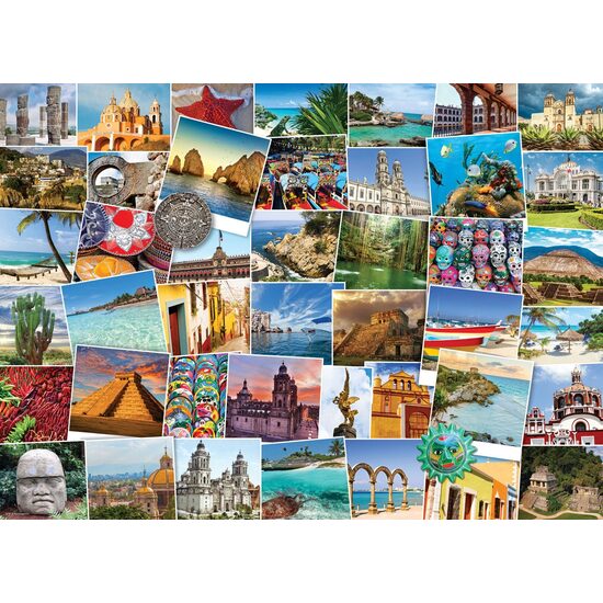 Puzzle Eurographics - Globetrotter Mexique, 1000 pièces