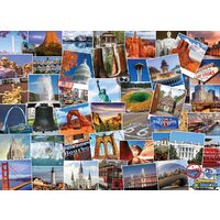 Puzzle Eurographics - Globetrotter USA, 1000 pièces