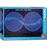 Puzzle Eurographics - Himmelskarte, 1000 Teile