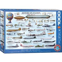 Puzzle Eurographics - Geschichte der Luftfahrt, 1000 Teile