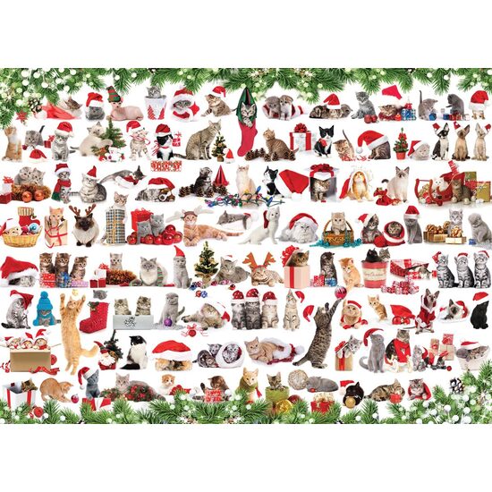 Puzzle Eurographics - Chats de vacances, 1000 pièces