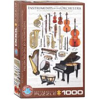 Puzzle Eurographics - Instrumente des Orchesters, 1000 Teile