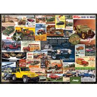 Eurographics Puzzle - Jeep Vintage Poster, 1000 Teile
