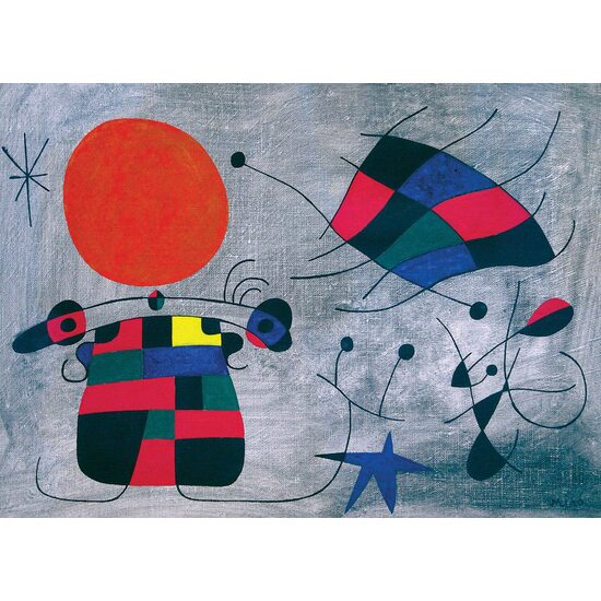 Puzzle Eurographics - Joan Miro: Le Sourire aux Ailes Flamboyantes, 1000 Teile