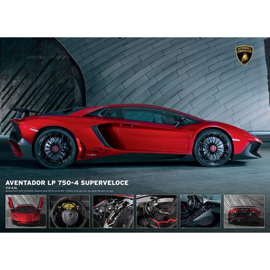 Puzzle Eurographics - Lamborghini Aventador 750-4 SV, 1000 Teile