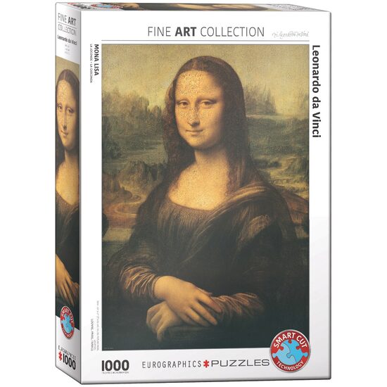 Puzzle Eurographics - Leonardo Da Vinci: Mona Lisa, 1000 Teile